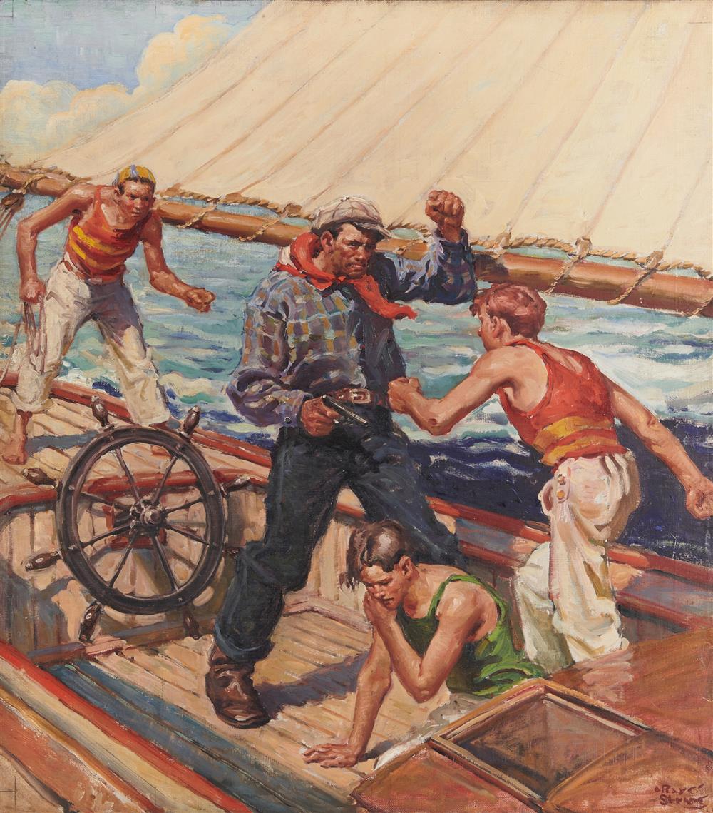 RAY C. STRANG, (AMERICAN,