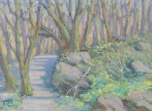 RAY HILL OIL ON BOARDRAY HILL