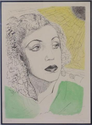 RAY Man. Colored Etching and