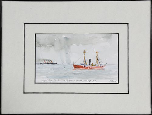RAY PROSSER WATERCOLOR VIEW,