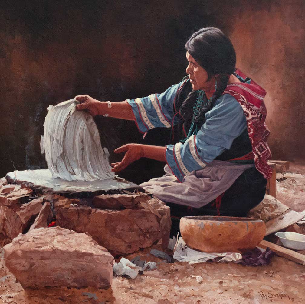 RAY SWANSON (1937-2004), HOPI WOMAN