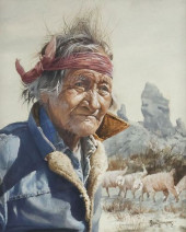 RAY SWANSON (1937-2004) W/C NA