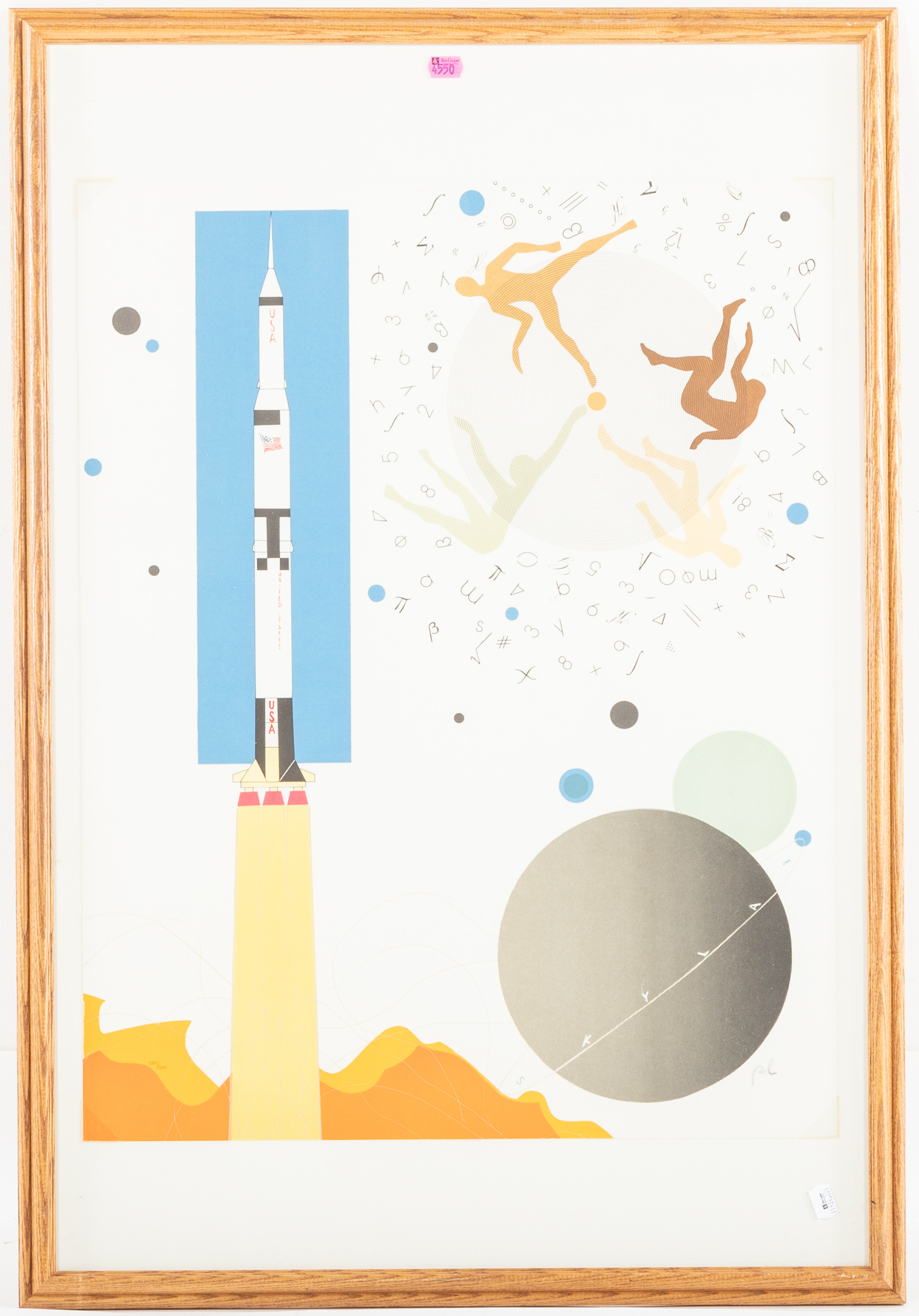 RAYMOND LOEWY. "ROCKET," LITHOGRAPH