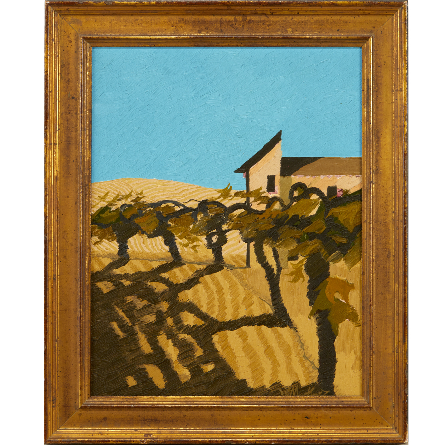 RAYMOND MARTINEZ, OIL ON BOARD
