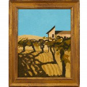 RAYMOND MARTINEZ, OIL ON BOARD