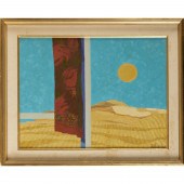 RAYMOND MARTINEZ, OIL ON BOARD