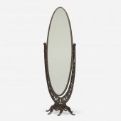 Raymond Subes. Floor mirror. c