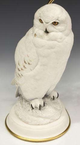 RAYMOND WATSON SNOWY OWL BISQUE