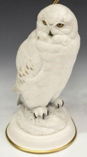 RAYMOND WATSON SNOWY OWL BISQU