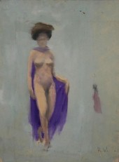 RAYMOND WHYTE, NUDE O/BOil on