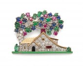 RAYMOND YARD PLATINUM, 18K GOL