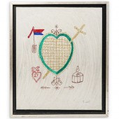 RAYMONDE WOEL MIXED MEDIA ON C