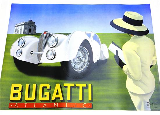 Razzia poster mounted on canvas