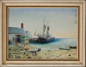 R.B. HOWE OIL ON ARTIST BOARD,