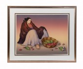 R.C. GORMAN "CACTUS" RECLINING