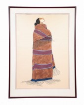 R.C. GORMAN "CAROL'S BLANKET"