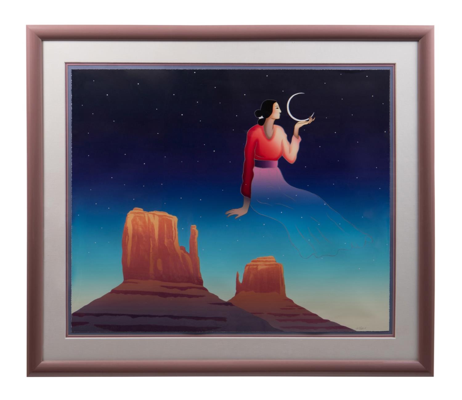 R.C. GORMAN, "DAUGHTER OF THE MOON"