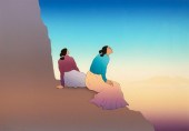 R.C. GORMAN, ENCHANTED MESA, 1