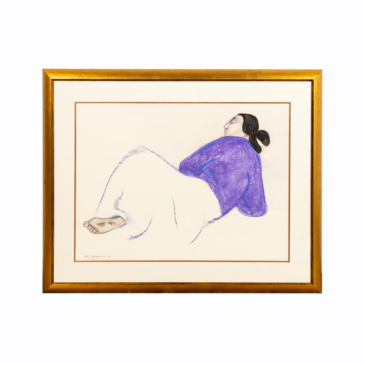 R.C. GORMAN, FEMALE FIGURE