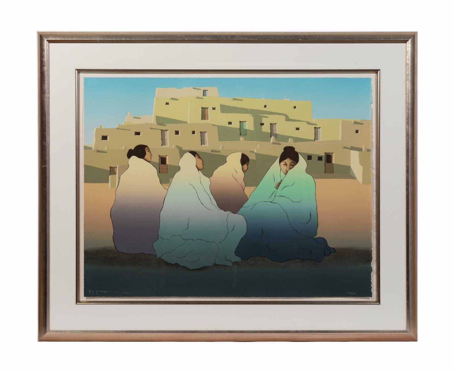 R.C. GORMAN "PUEBLO"  LITHOGRAPH