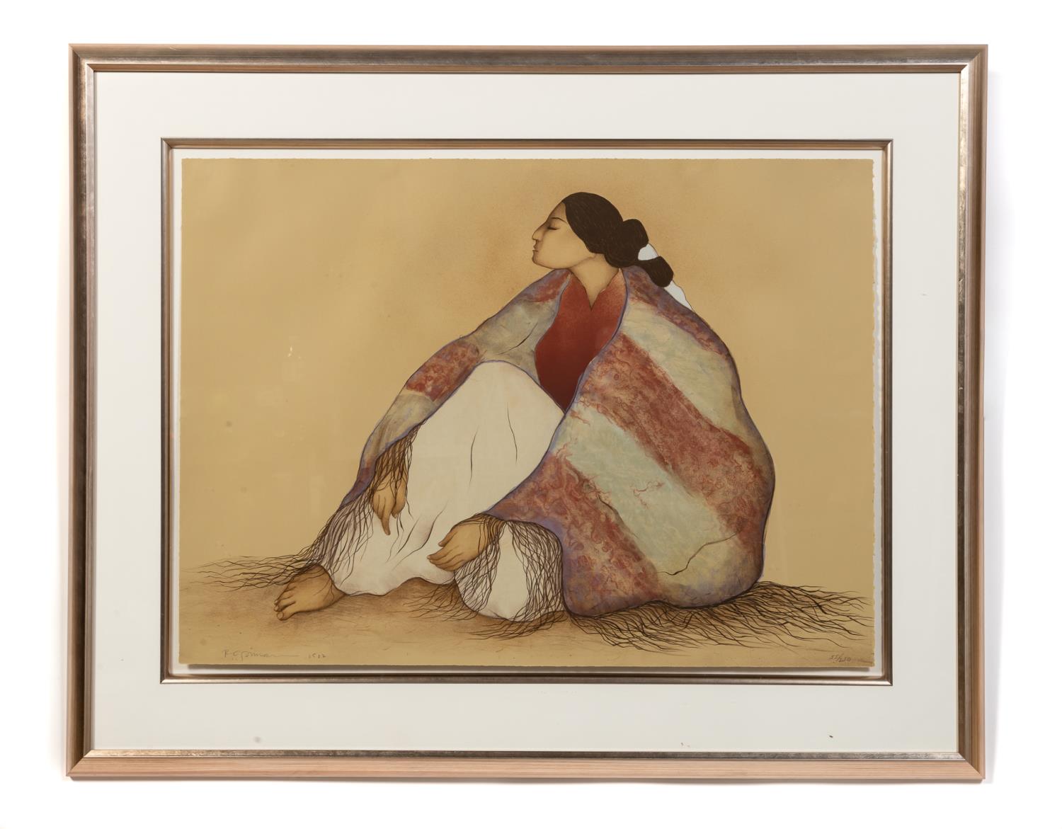 R.C. GORMAN, "WOMAN FROM WINDOW