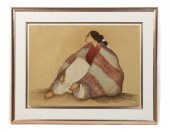 R.C. GORMAN, "WOMAN FROM WINDO