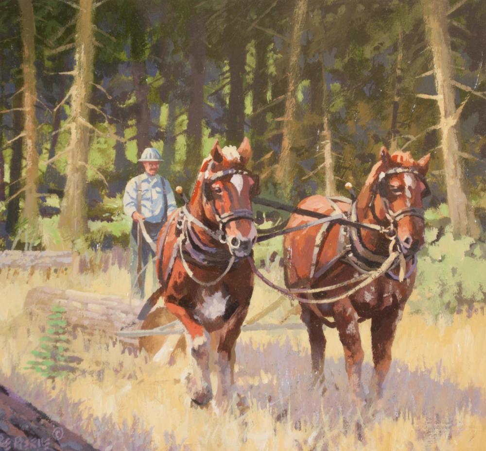 R.E. PIERCE (OREGON, BORN 1948) OIL