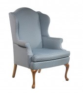 RE-UPHOLSTERED WING CHAIR Quee