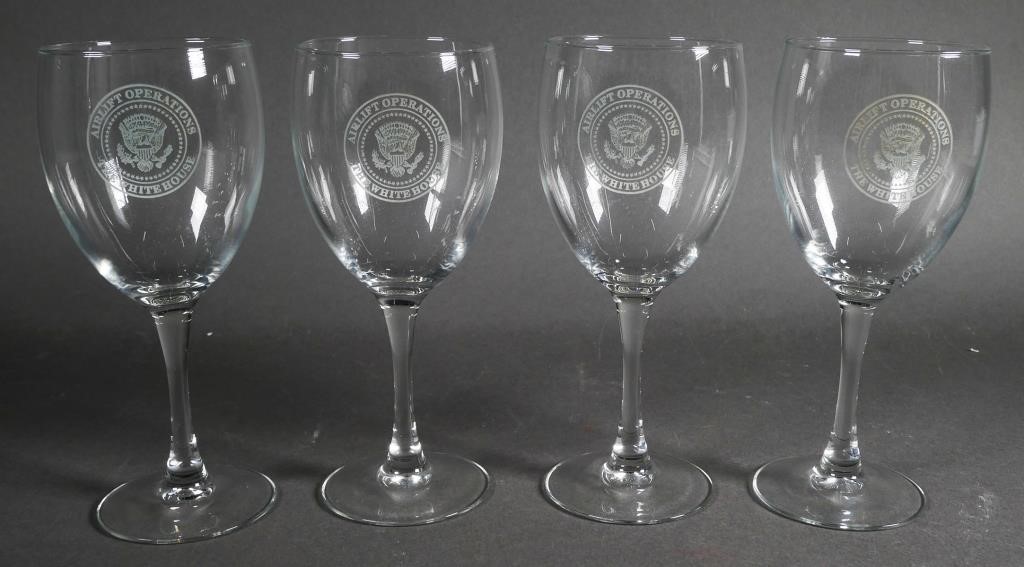 REAGAN WHITE HOUSE WINE STEMSSet of