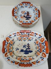 REAL STONE CHINA IMARI PATTERN