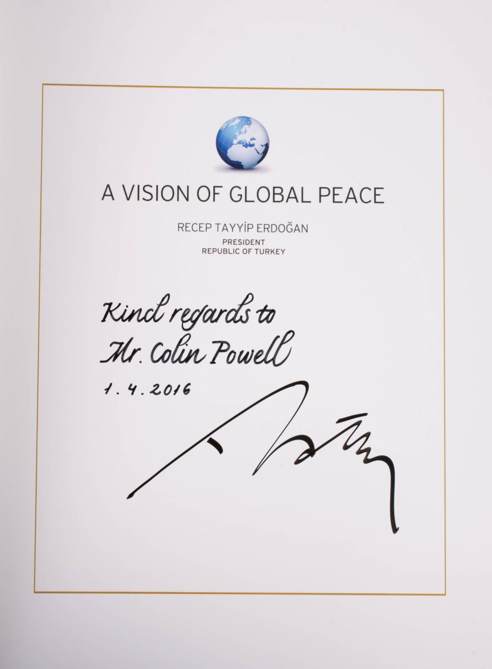 RECEP TAYYIP ERDOGAN. PRESIDENT