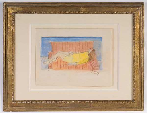 Reclining Female by Milton C. Avery