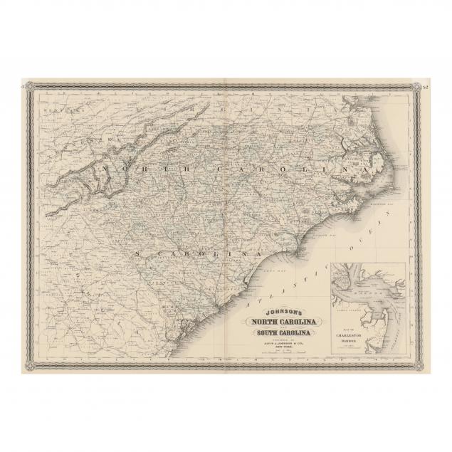 RECONSTRUCTION ERA MAP, JOHNSON'S