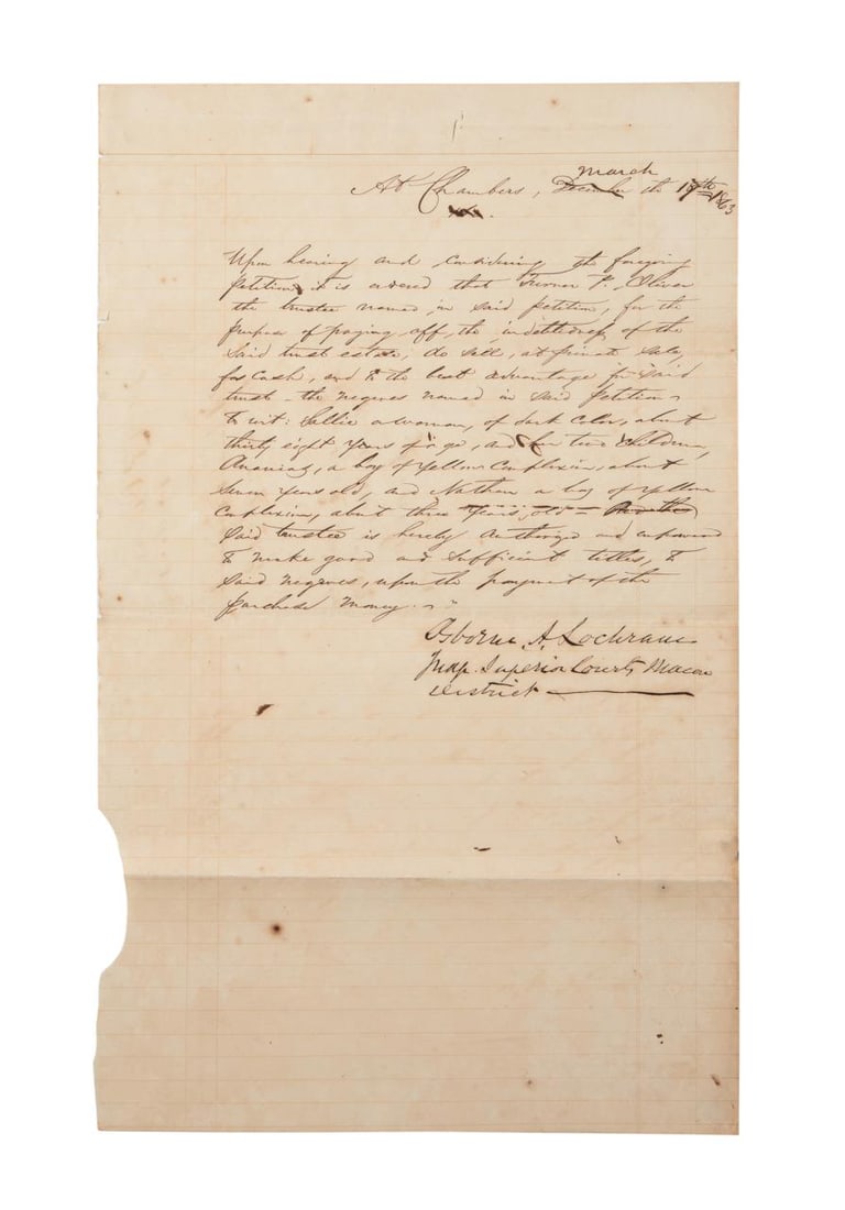 RECONSTRUCTION TRUST LEGALIZATION