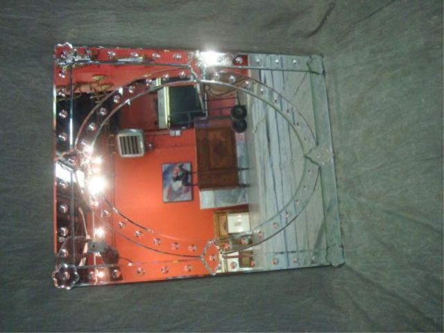 Rectangular Mirror with Floral