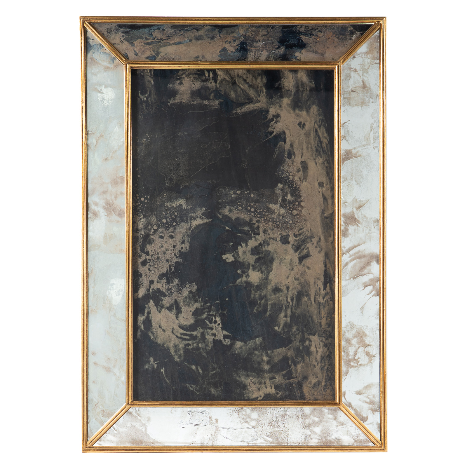 RECTANGULAR MIRROR WITH SLIVERED