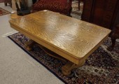RECTANGULAR OAK COFFEE TABLE,