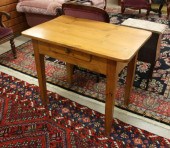 RECTANGULAR PINE WRITING TABLE