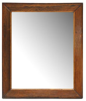 RECTANGULAR ROSEWOOD WALL MIRR