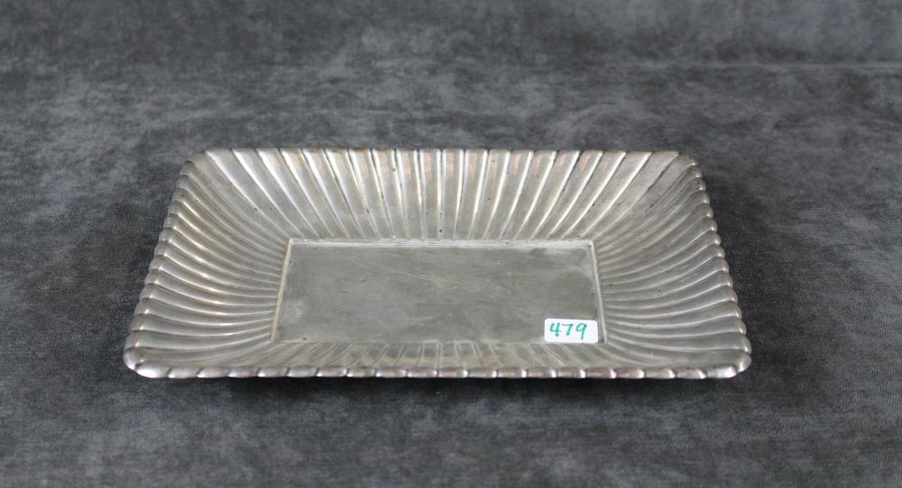 RECTANGULAR STERLING SILVER