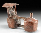 RECUAY FIGURAL DOUBLE-CHAMBER