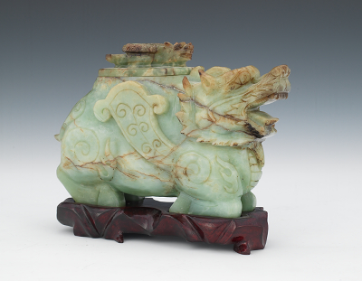Recumbent Jade Monster Vessel