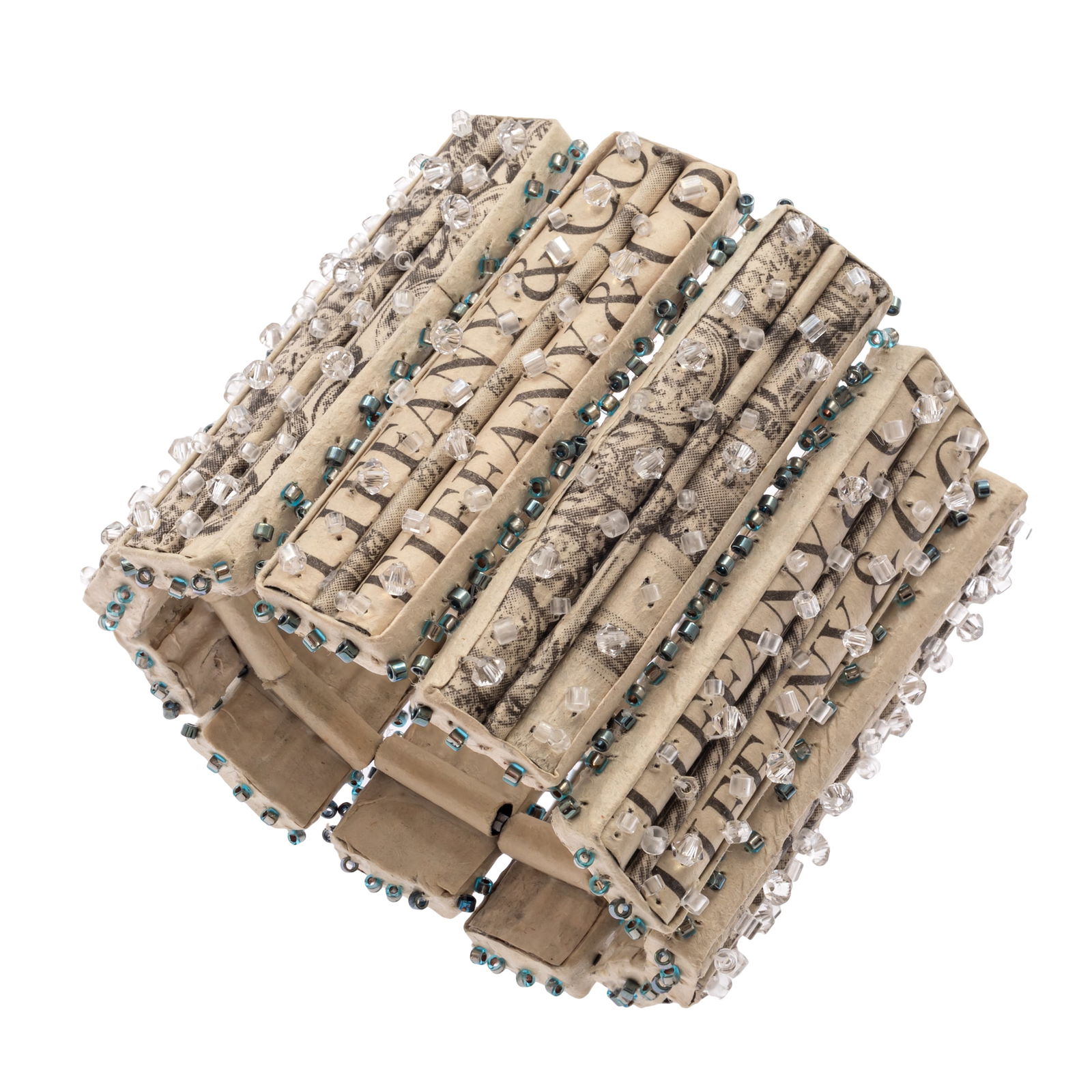 RECYCLED NEWSPAPER, BEAD