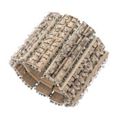 RECYCLED NEWSPAPER, BEAD BRACE