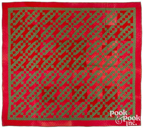 RED AND GREEN PIECED MENNONITE