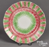 RED AND GREEN RAINBOW SPATTER