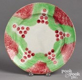 RED AND GREEN RAINBOW SPATTER