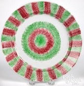RED AND GREEN RAINBOW SPATTER