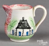 RED AND PURPLE SPATTER CREAMER