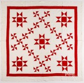 RED AND WHITE OHIO STAR/PINWHE